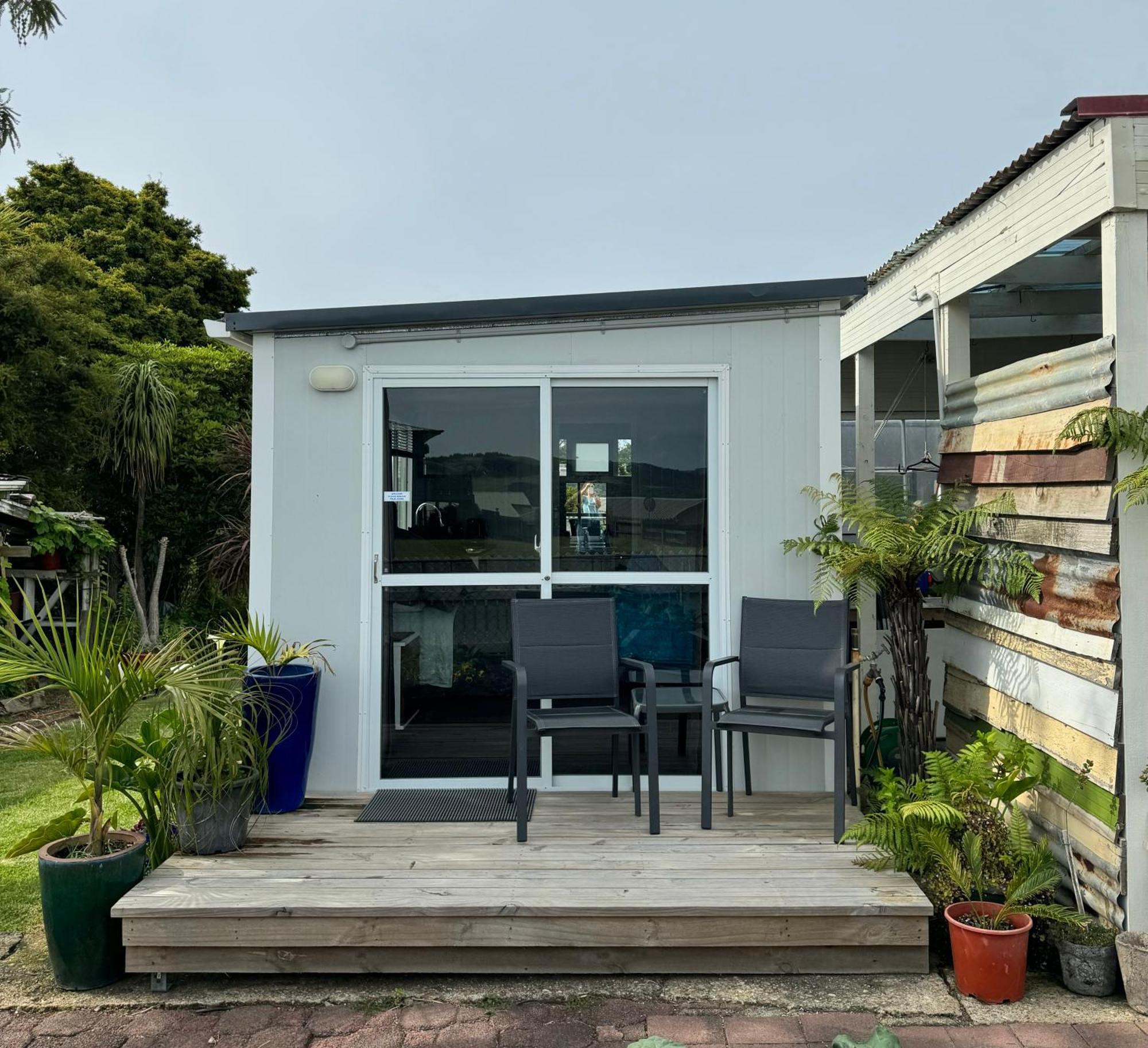 Raglan Seaview Cabin Bagian luar foto